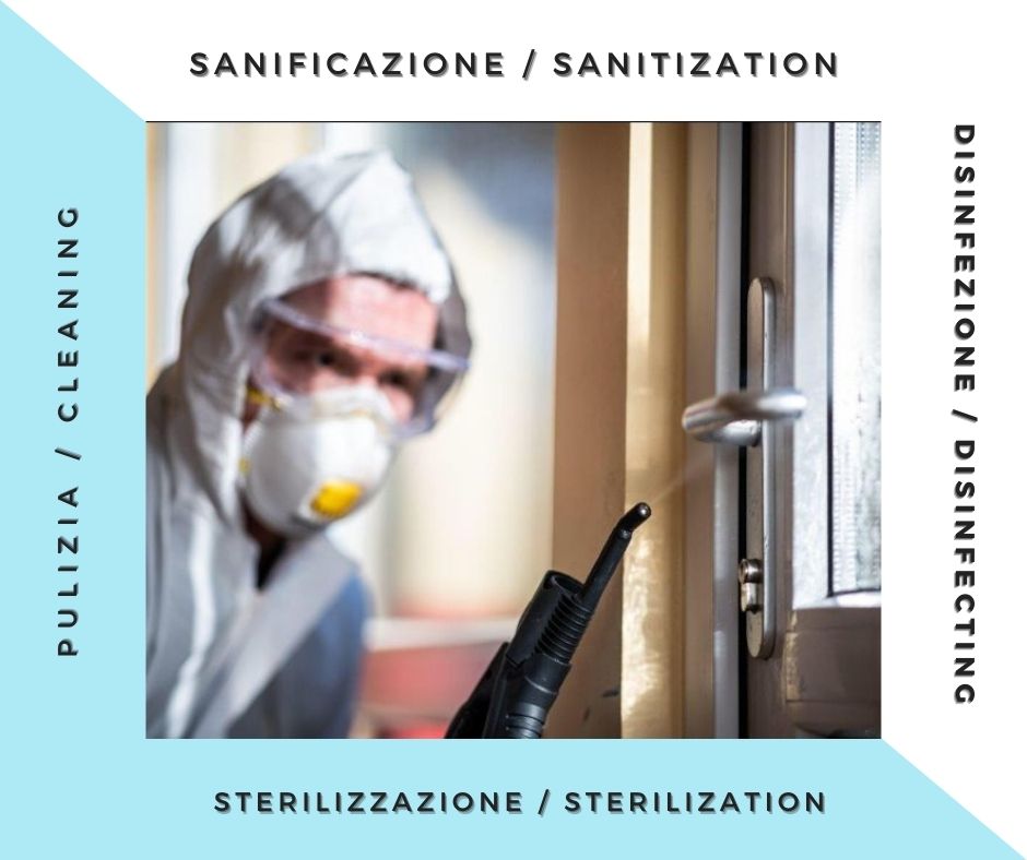 differenza tra sanificazione e sterilizzazione